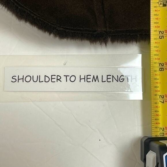 Essentials by Milano Vegan Suede & Fur Embroidered Coat NWOT Size L - Picture 11 of 12